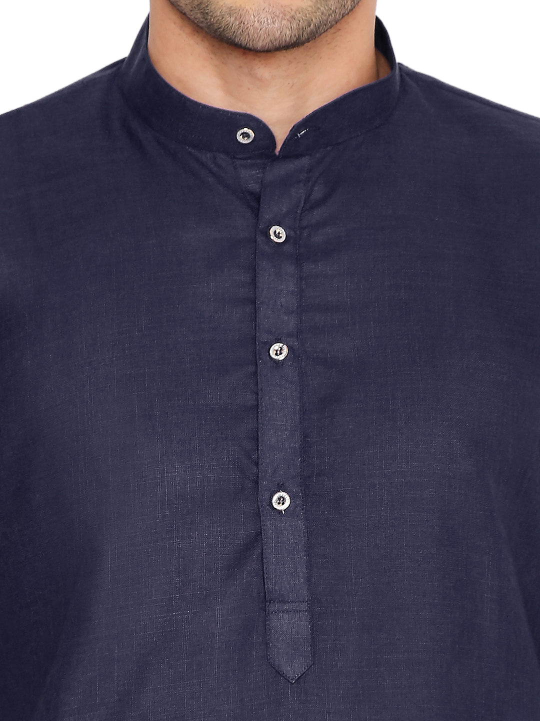 New Blue Plain Kurta Set (1135)
