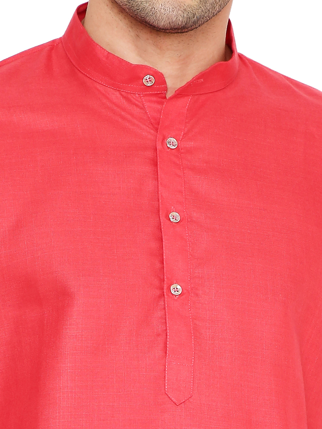 Dark Pich Plain Kurta Set (1150)