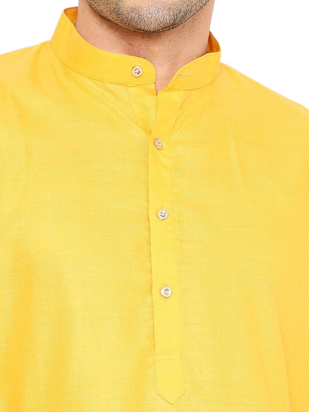 Yellow Plain Kurta Set (1161)