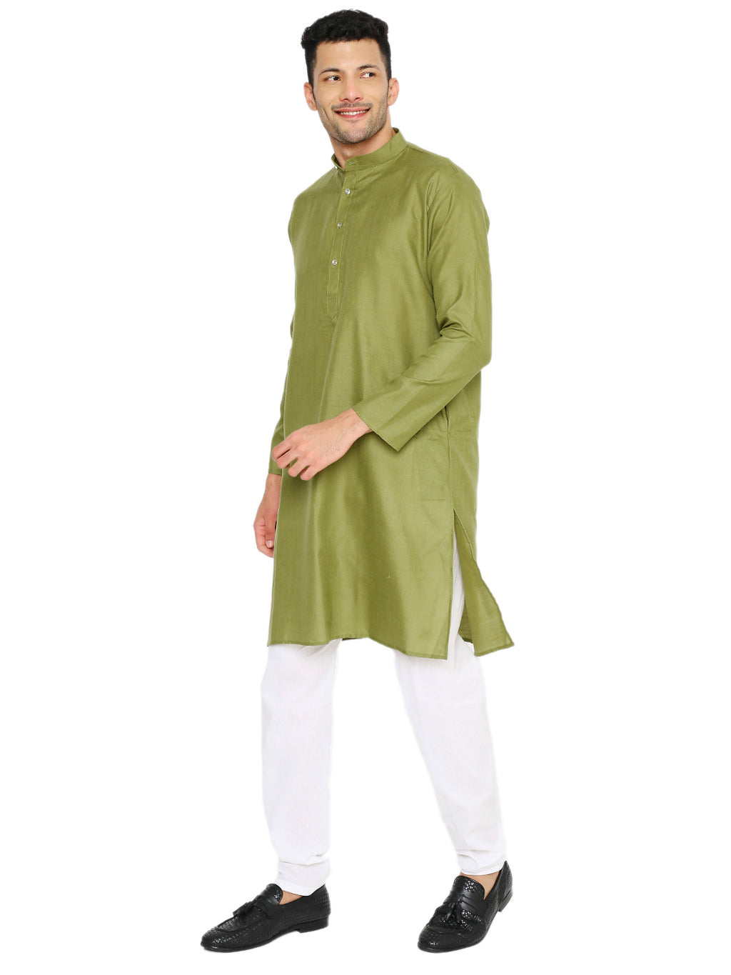 Khakhi Plain Kurta Set (1160)