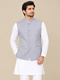 Men’s Light Grey Traditional Koti(377)