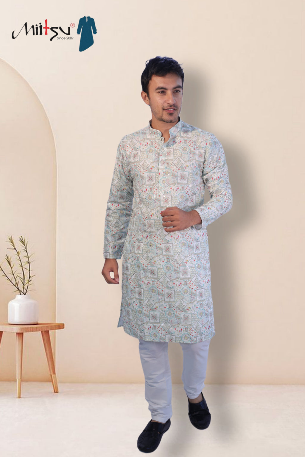 Serene Harmony Printed Kurta (123)