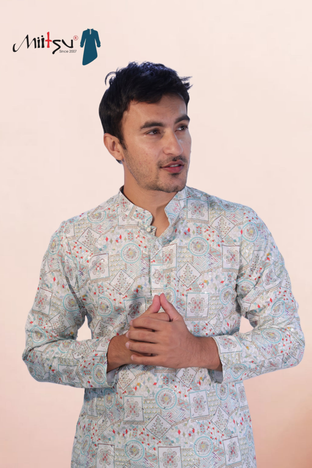 Serene Harmony Printed Kurta (123)