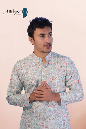 Serene Harmony Printed Kurta (123)