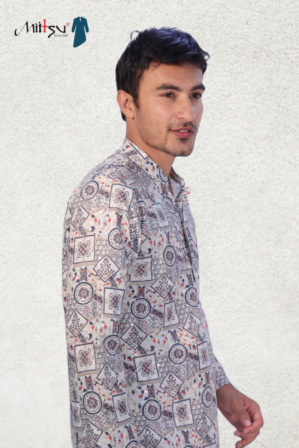 Mystic Mosaic Printed Kurta (123)