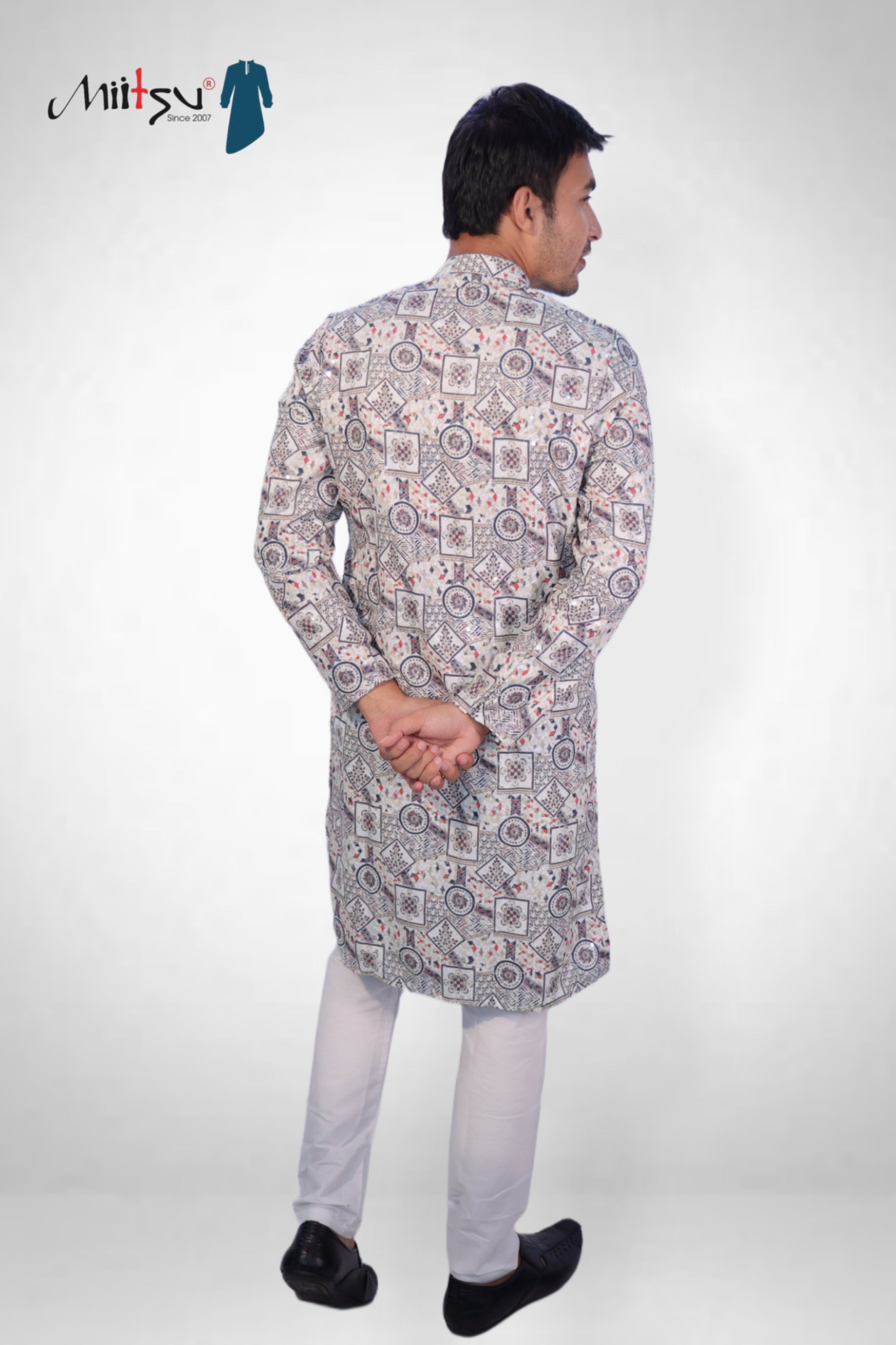Mystic Mosaic Printed Kurta (123)