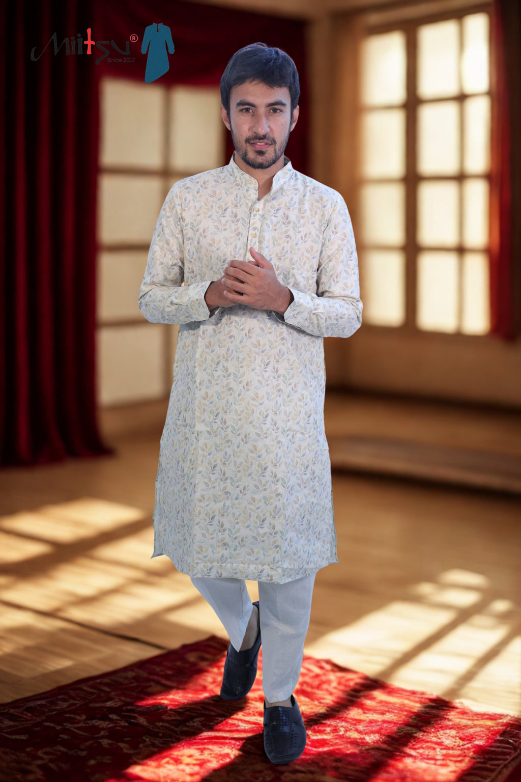 Floral Whisper Printed Kurta
Set (7979)