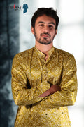 Golden Heritage Mashroo Kurta (2782)