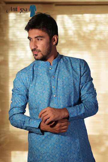 Azure Majesty Kurta (8989)