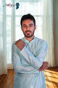 Aqua Shine Lilen Kurta Set (10085)