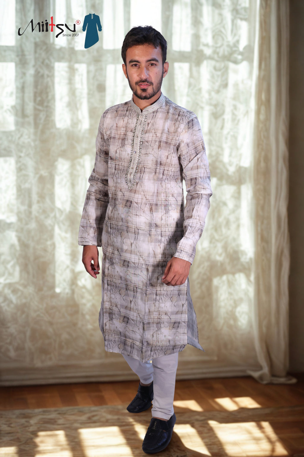 Marble Elegance Kurta – Contemporary Sophistication (1348)