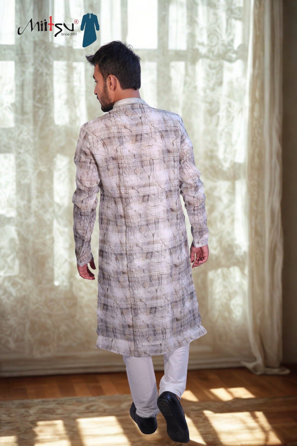 Marble Elegance Kurta – Contemporary Sophistication (1348)
