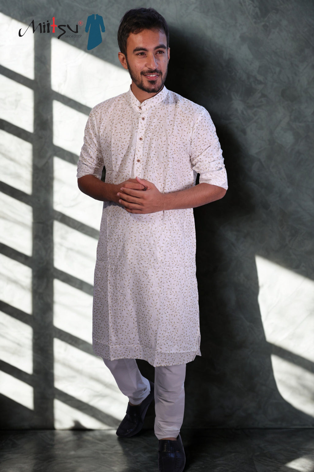Ivory Breeze Printed Lilen Kurta(7802)