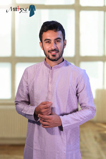 Regal Lavender Kurta – Elegance Redefined (7397)