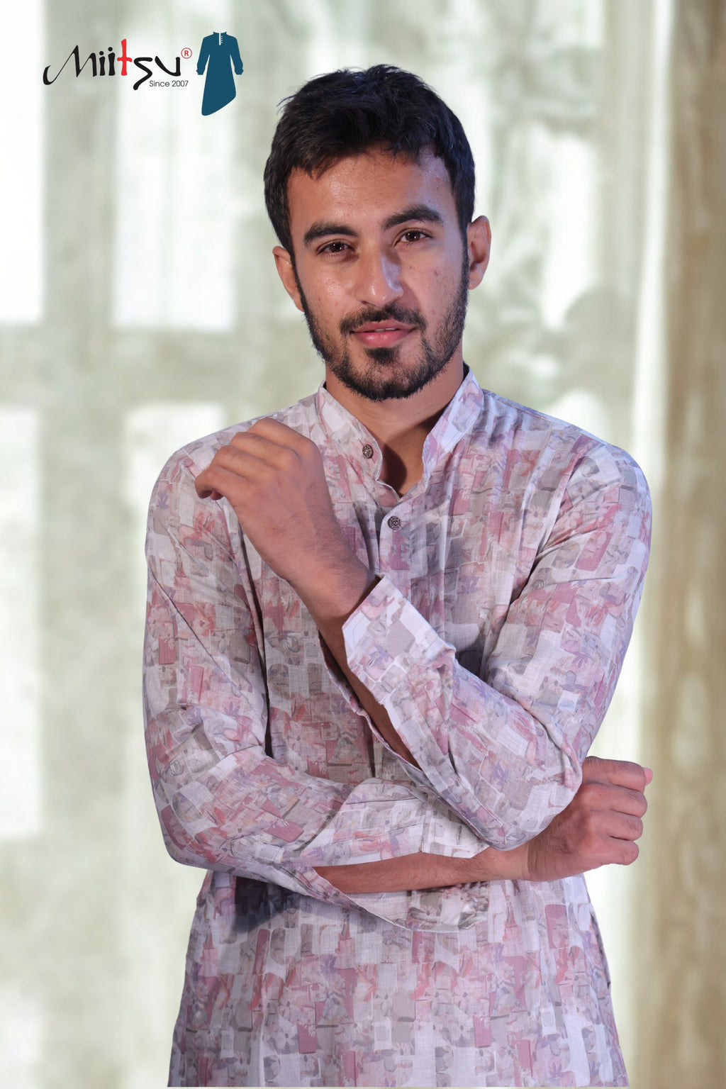 Urban Mosaic Printed Kurta (2913)