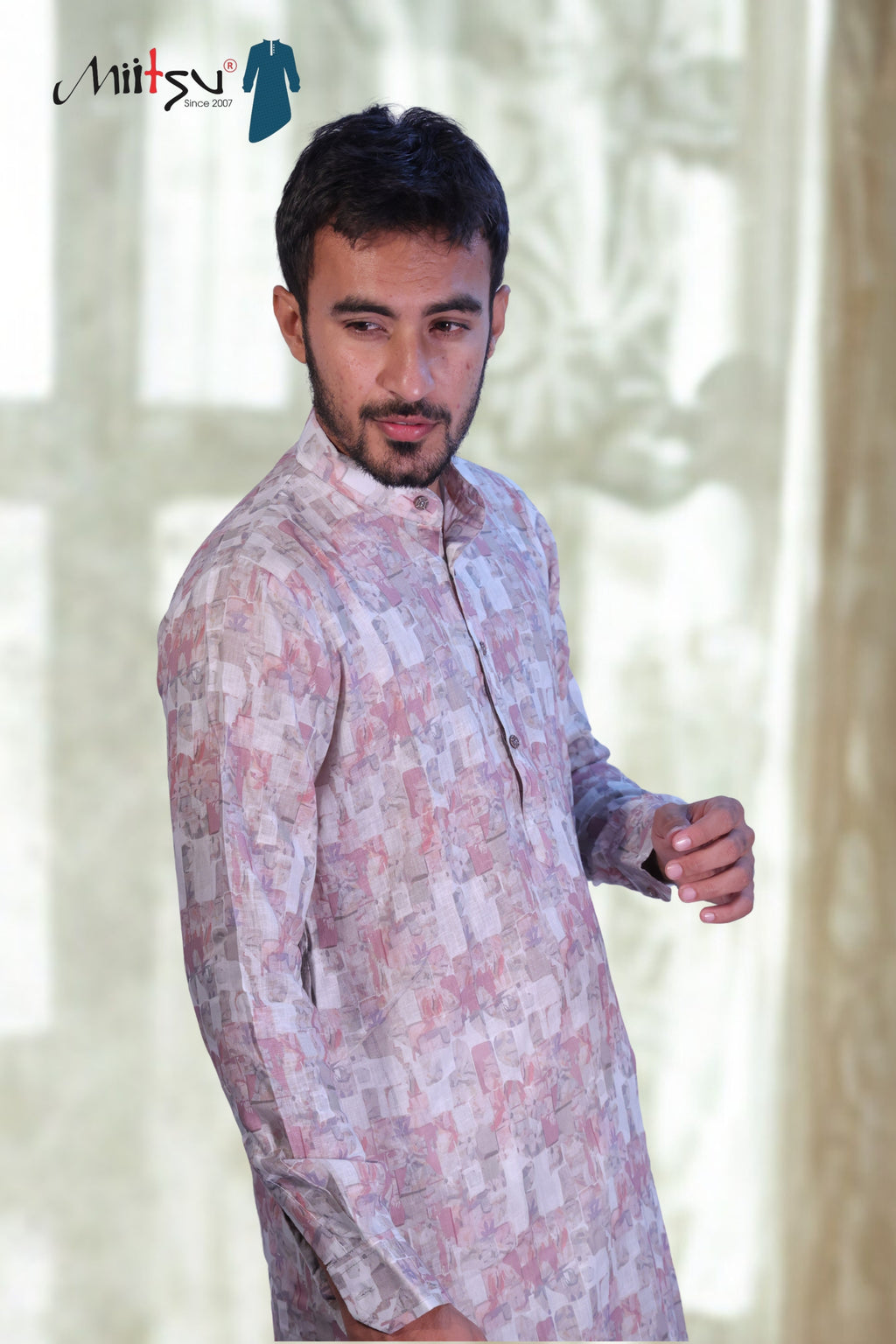 Urban Mosaic Printed Kurta (2913)