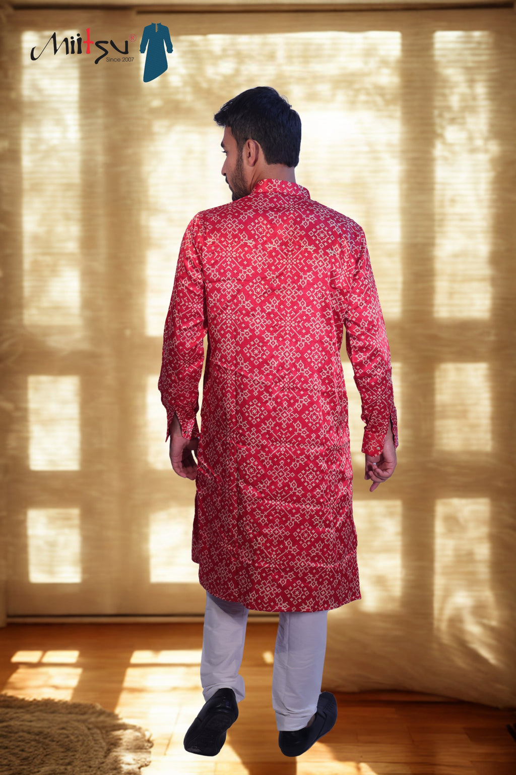 Subtle  Printed Kurta with Modern Detailing (2782)