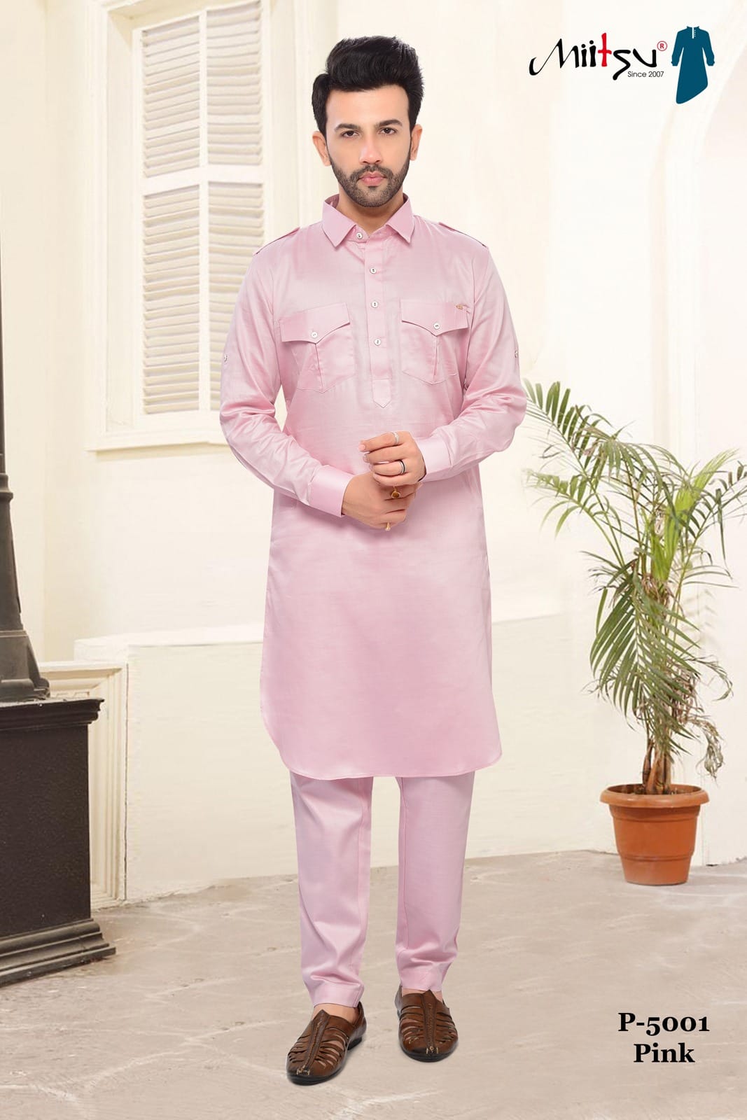 Men's Pathani Set(satin)