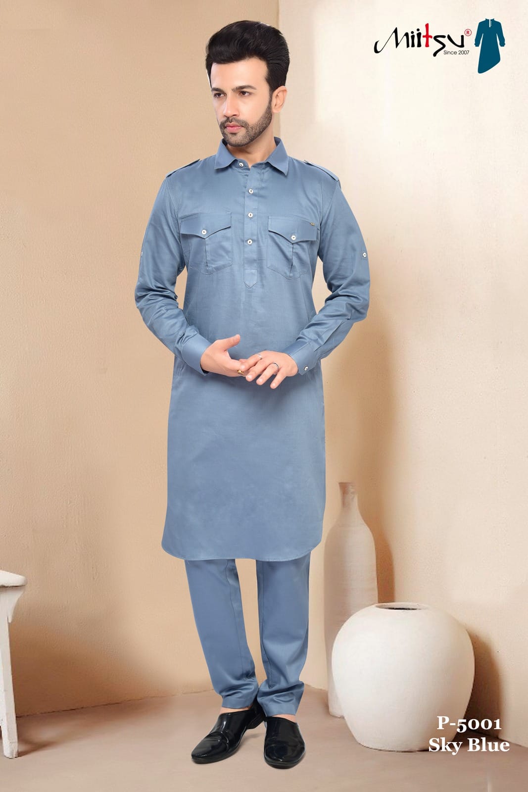 Men's Pathani Set(satin)