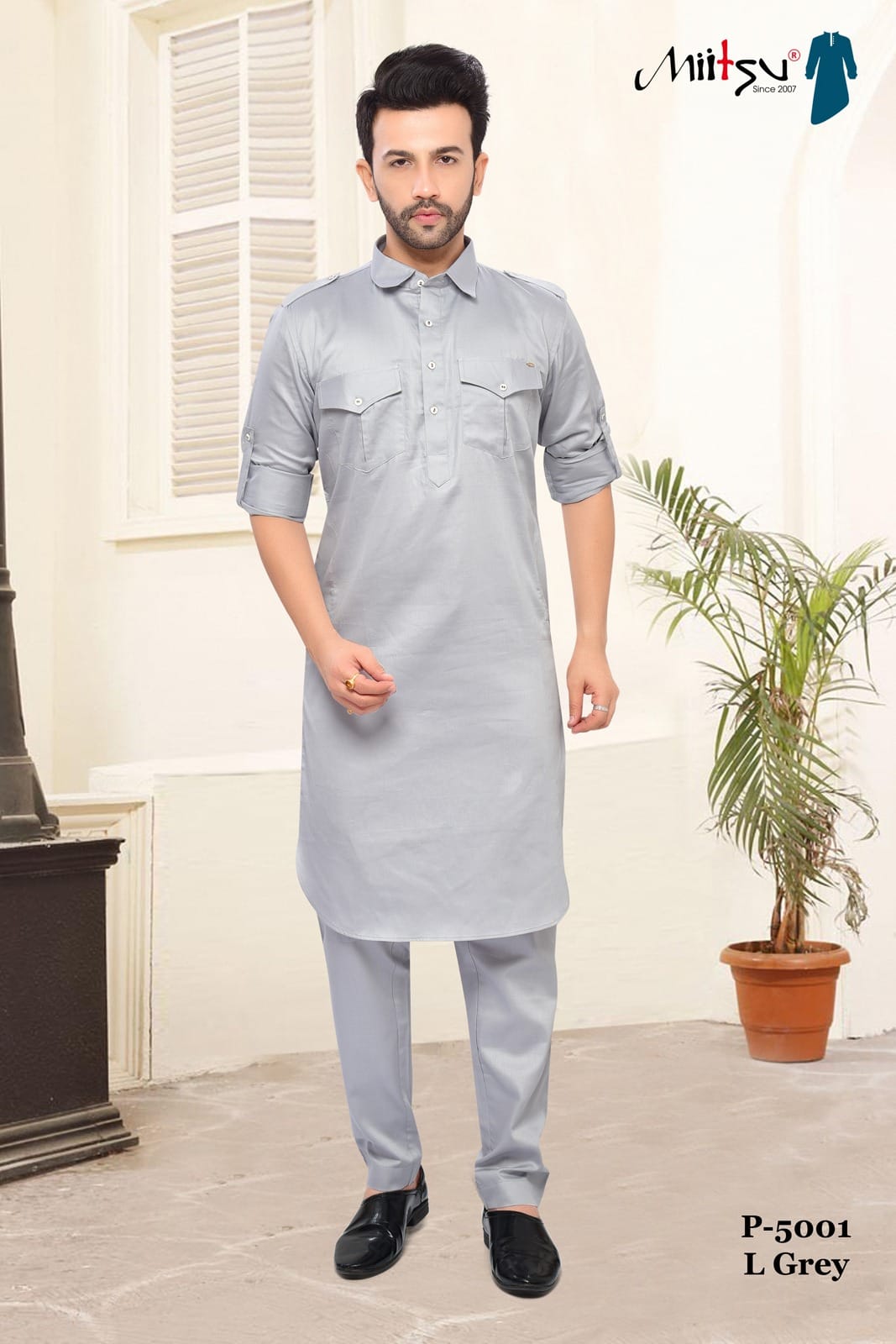 Men's Pathani Set(satin)