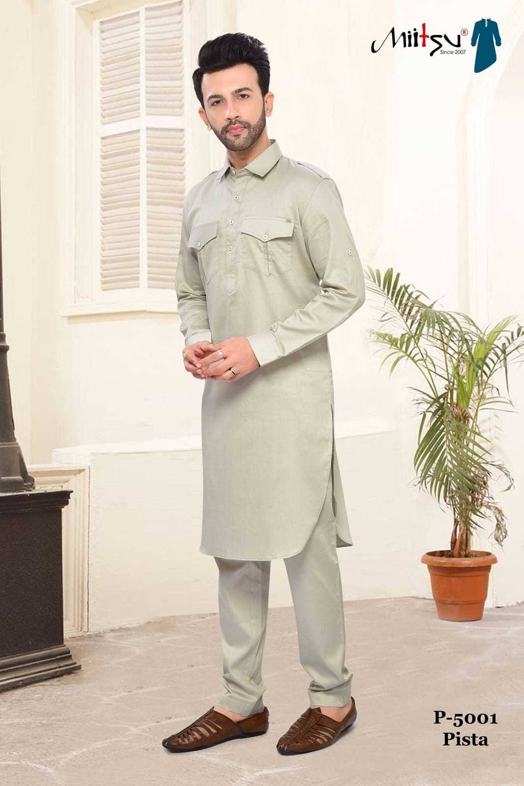 Men's Pathani Set(satin)