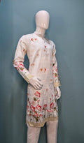 Mens Floral Print Kurta (9587)
