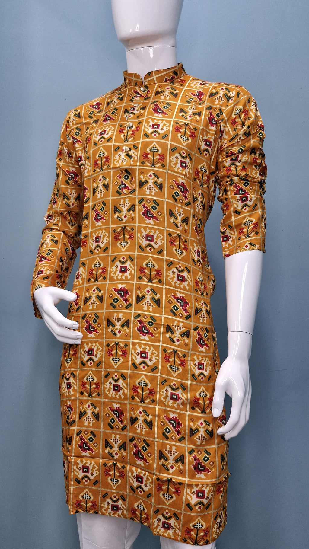 Men's Patoda Print Multicolourd Kurta(2409)