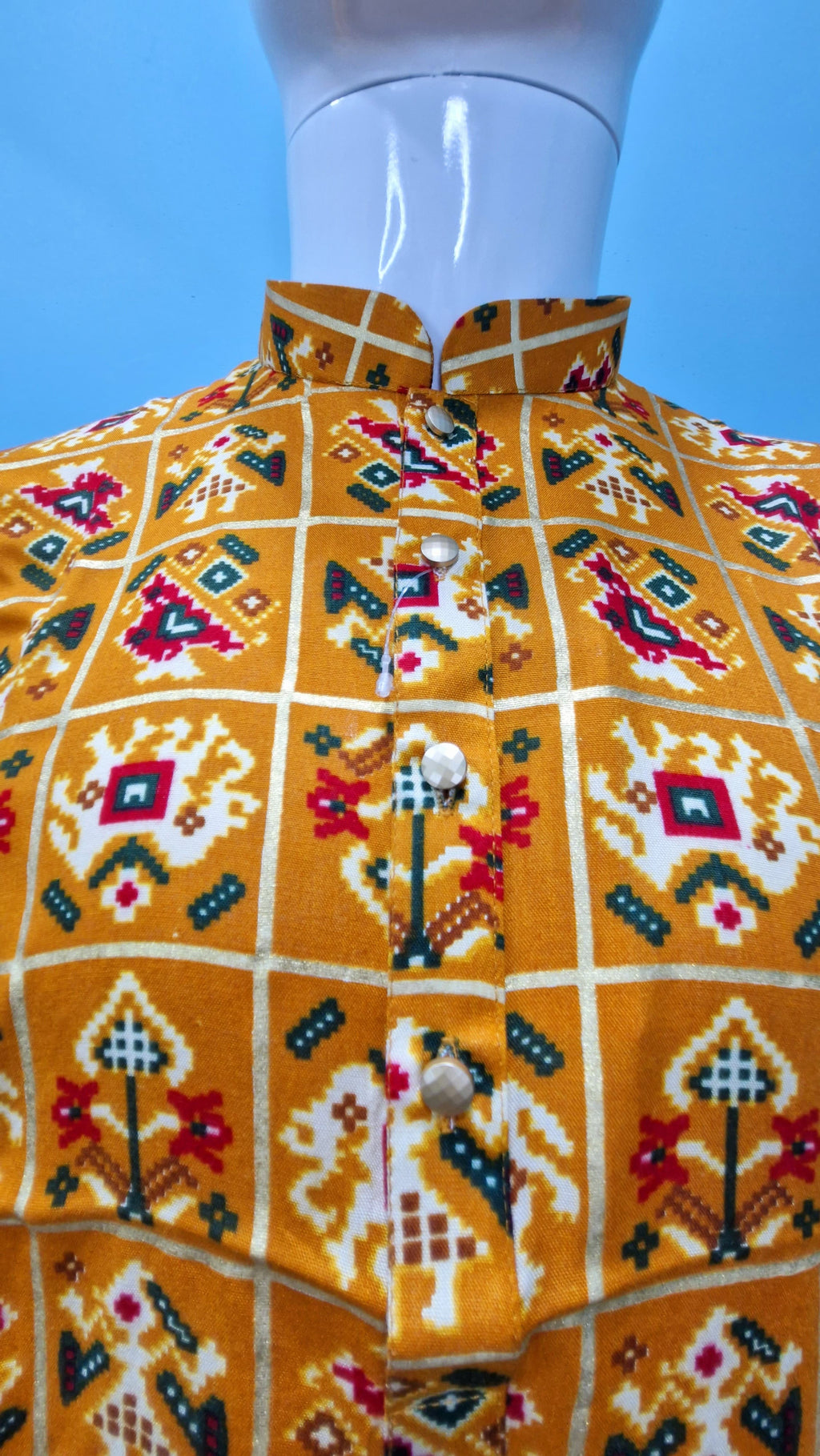 Men's Patoda Print Multicolourd Kurta(2409)