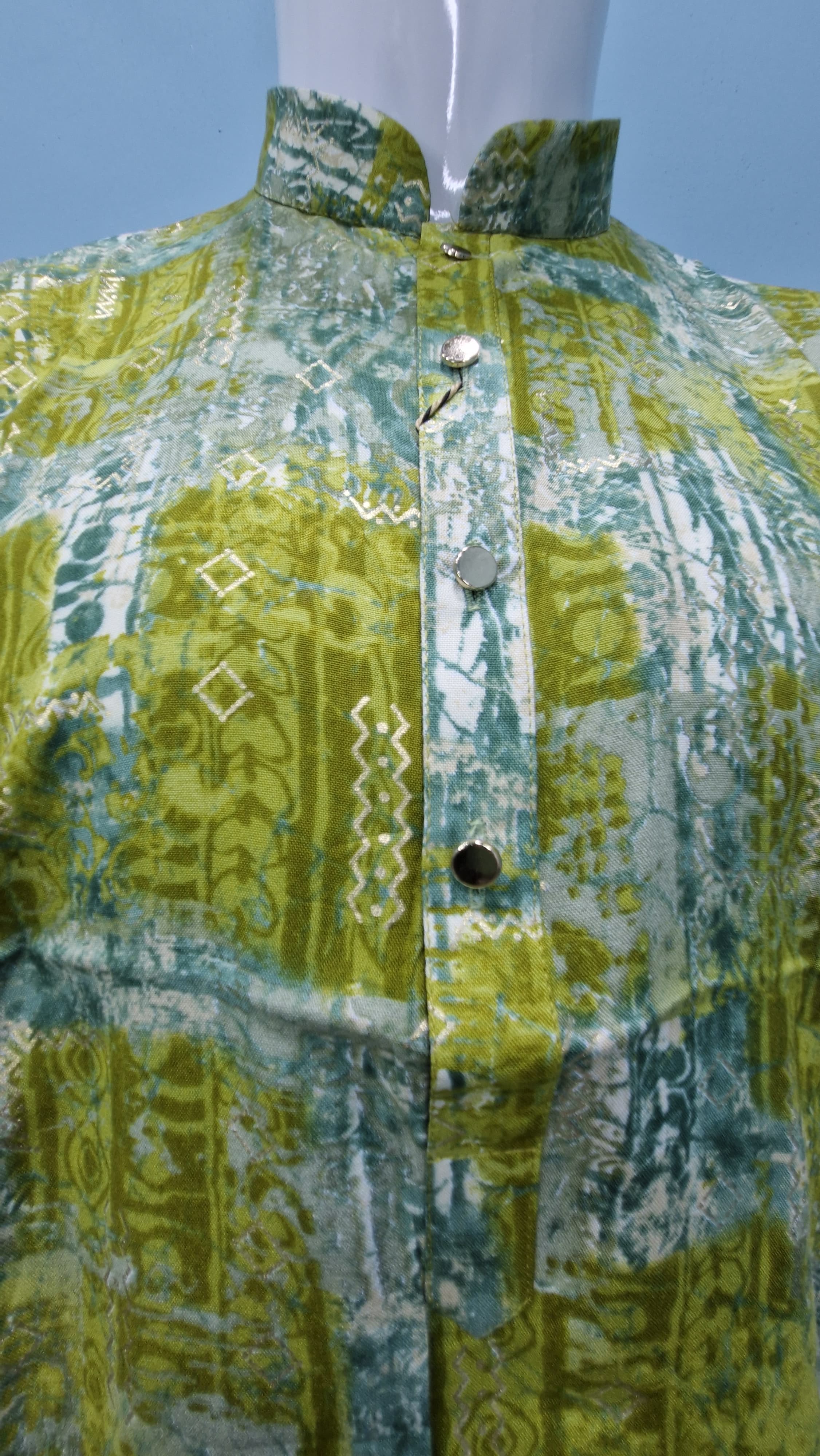Abstract Green Casual Kurta  (2015)