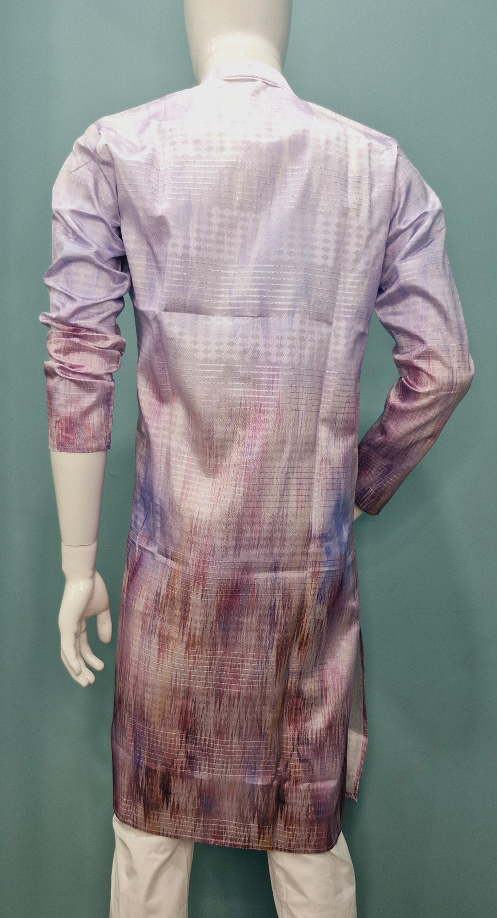 Men’s Jacquard Kurta in Watercolor Wash Design(2020)