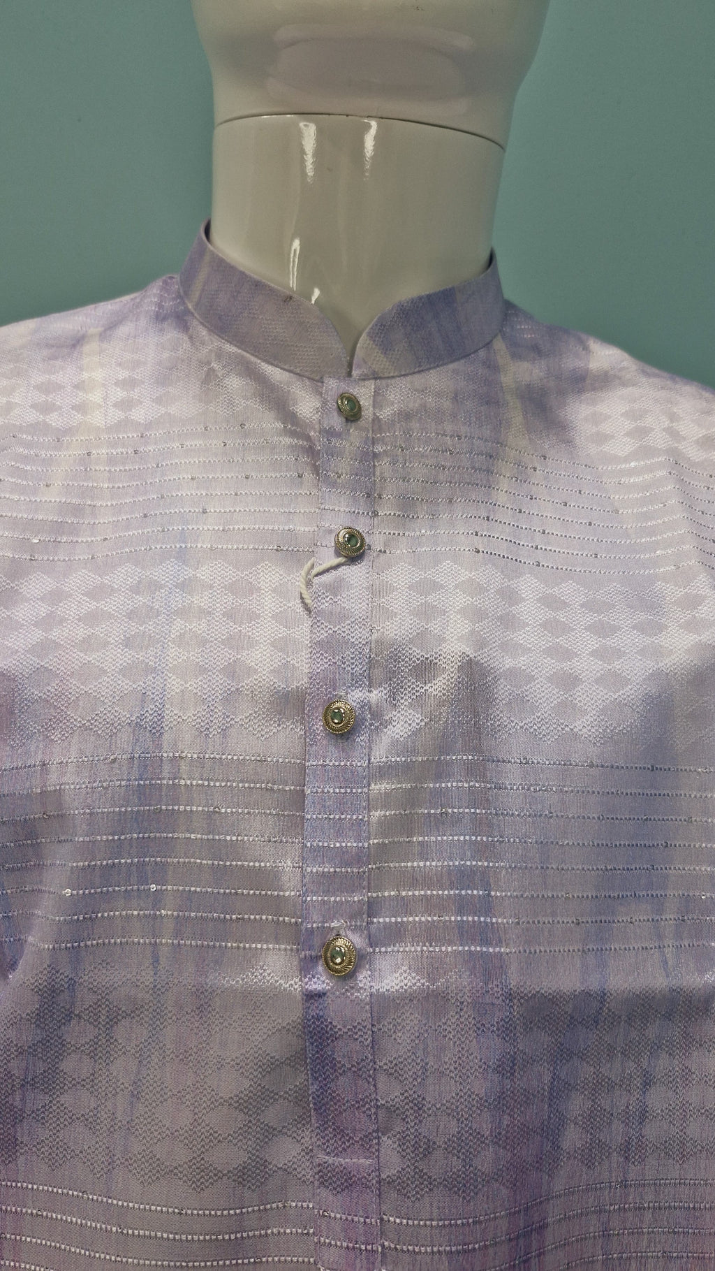 Men’s Jacquard Kurta in Watercolor Wash Design(2020)
