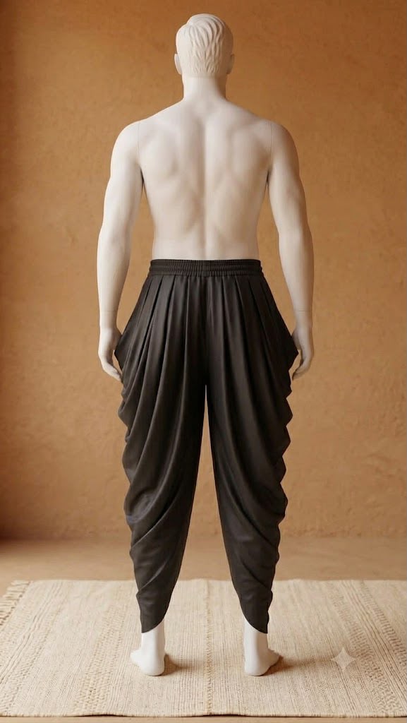 Cowl-Drape Dhoti Pants(6666)