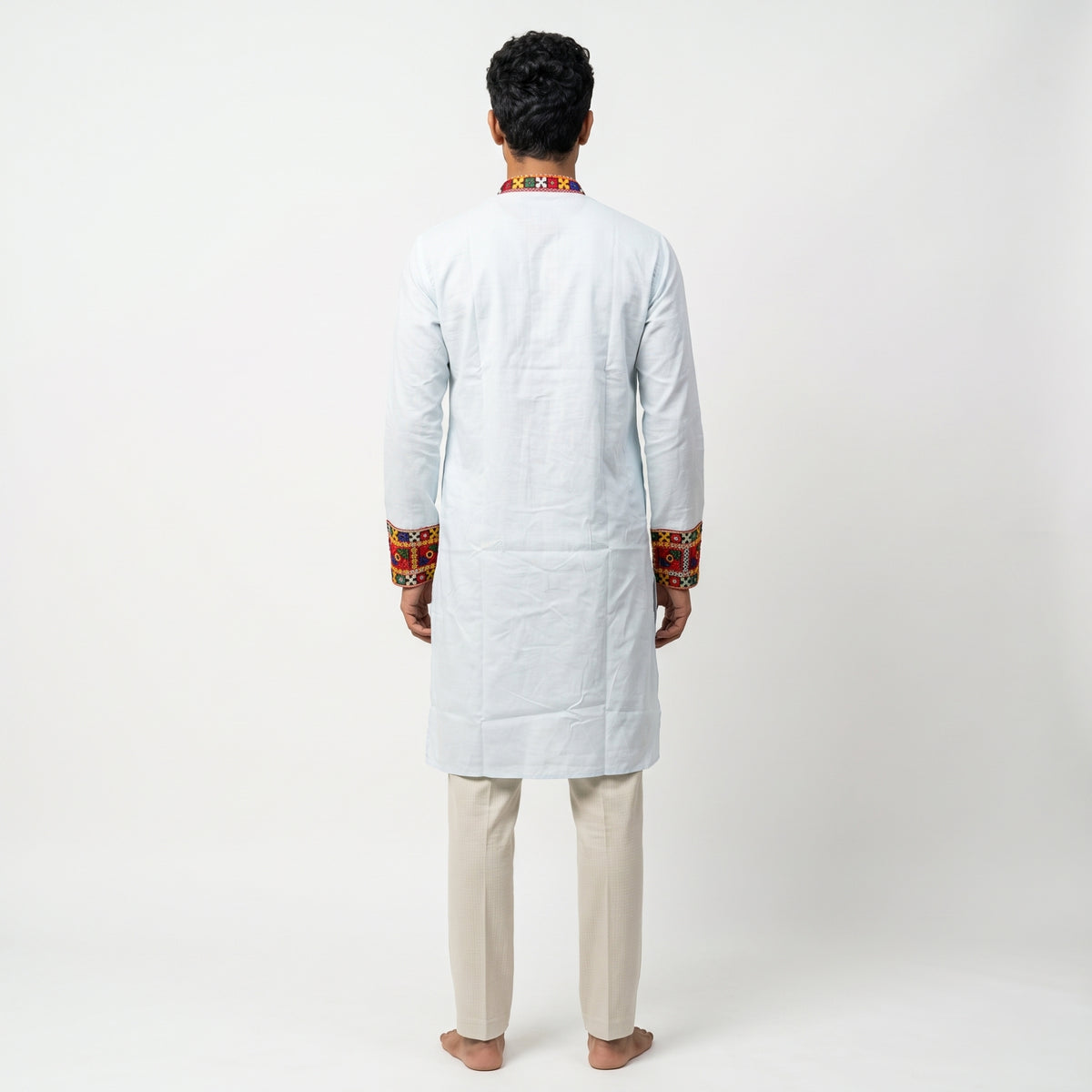 Men’s Festive Kutchi Mirror-Work Kurta (2878)
