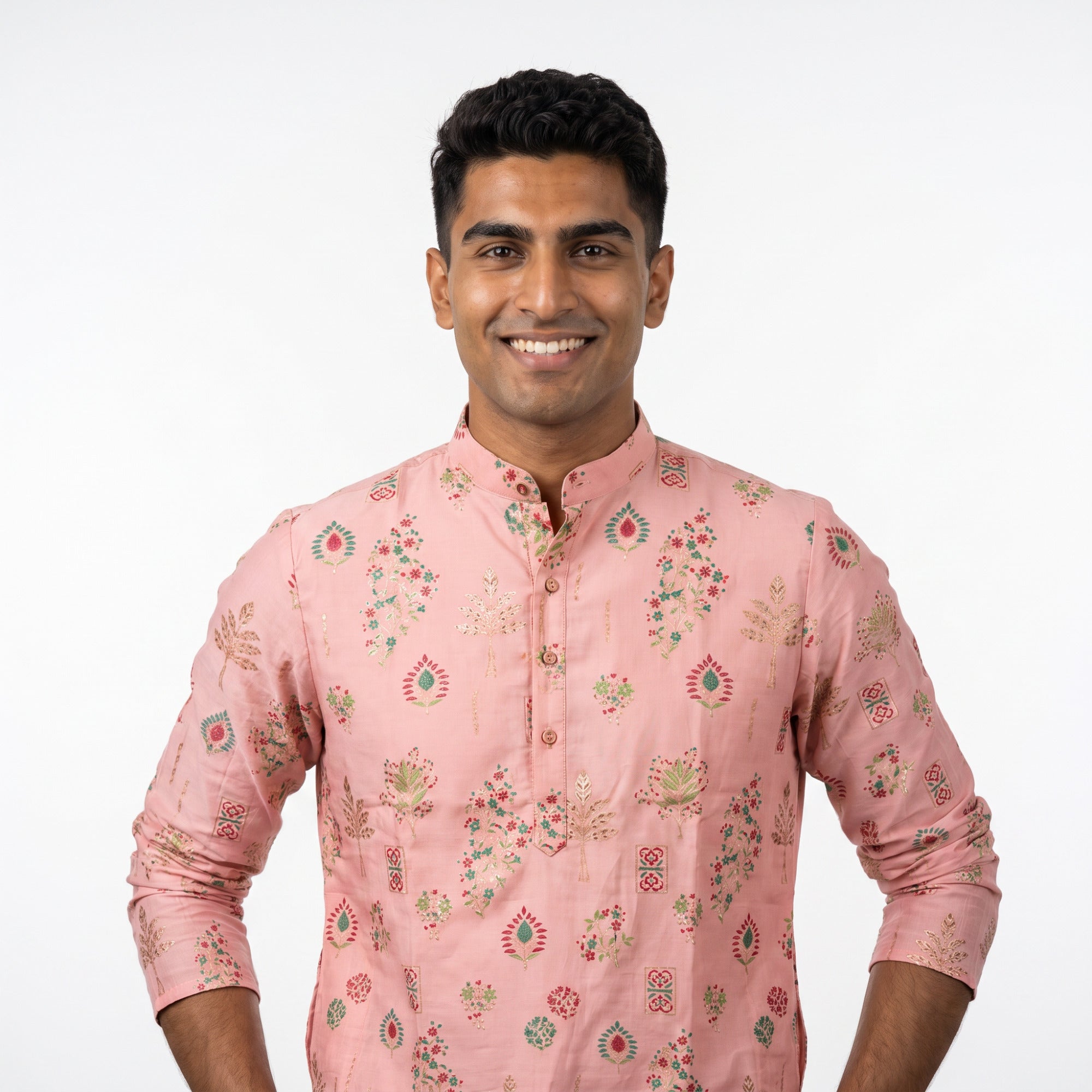 Blush Gulmohar Kurta (4578)