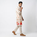 Off-White Festive Dandiya Print Kurta(1252)