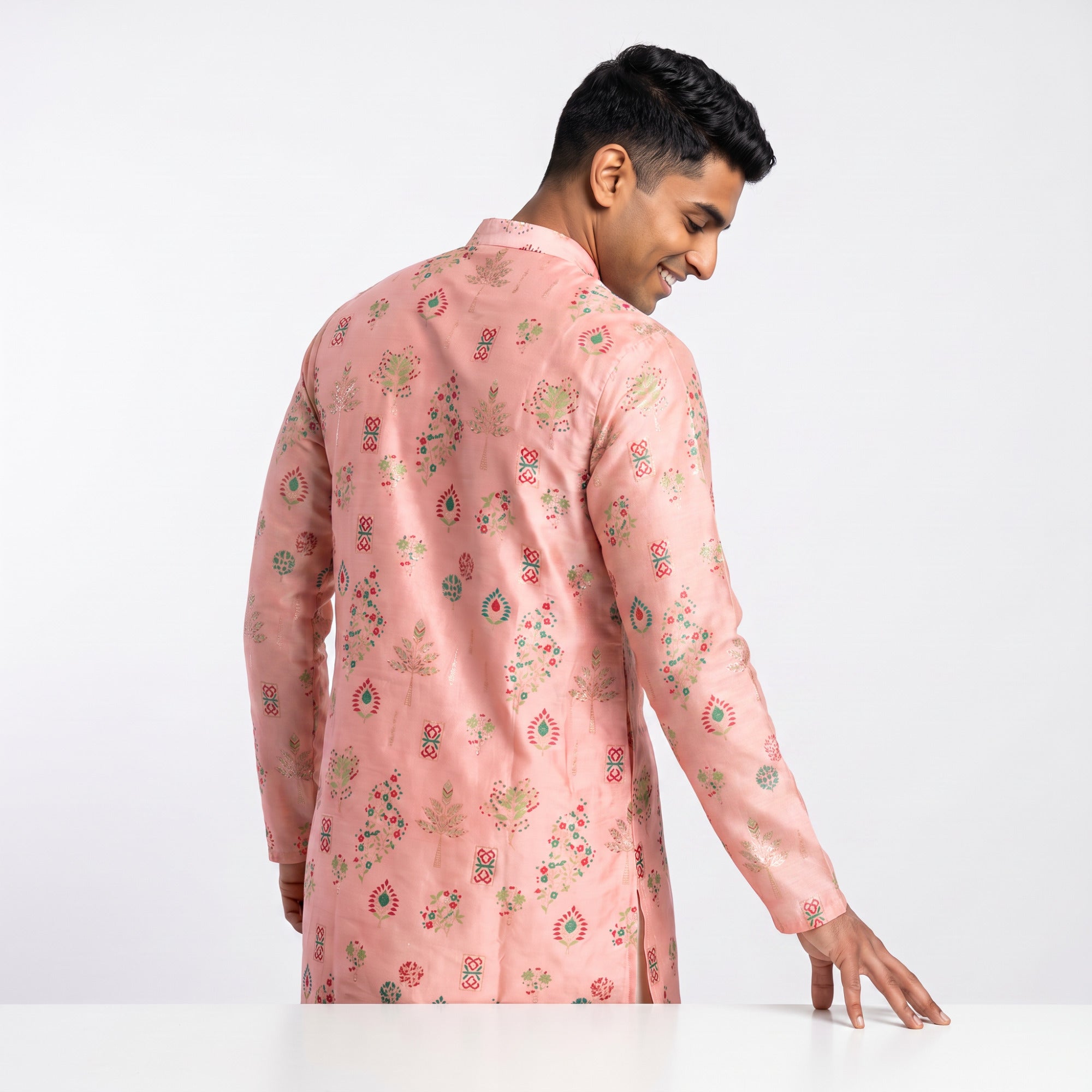 Blush Gulmohar Kurta (4578)