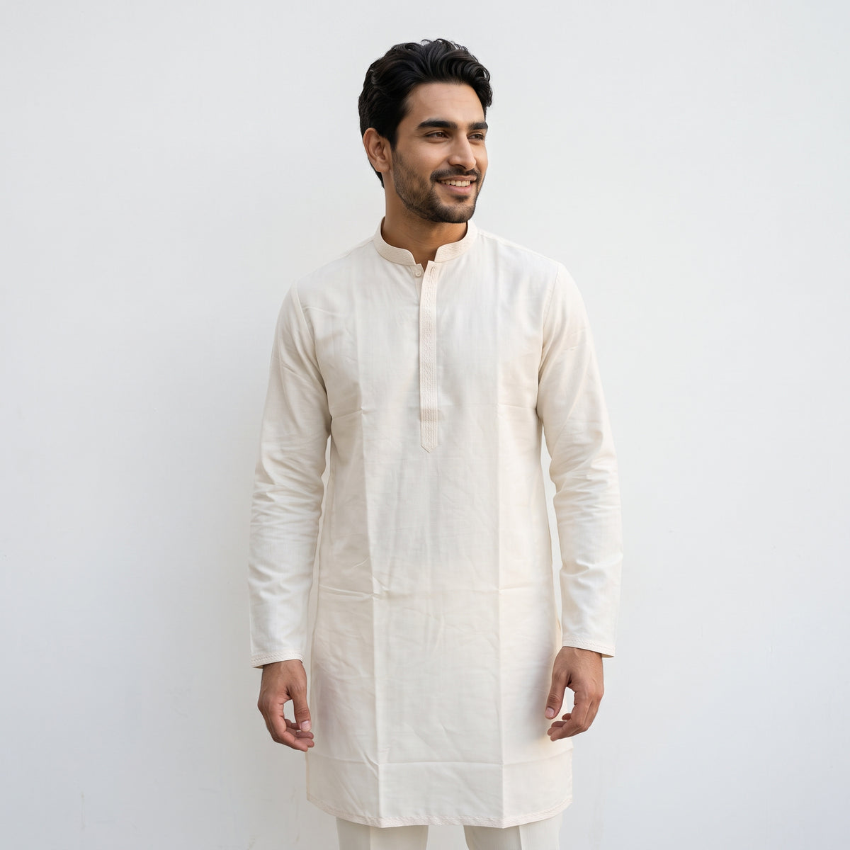 Elegant sequence Textured Kurta Set for Men (Junior)