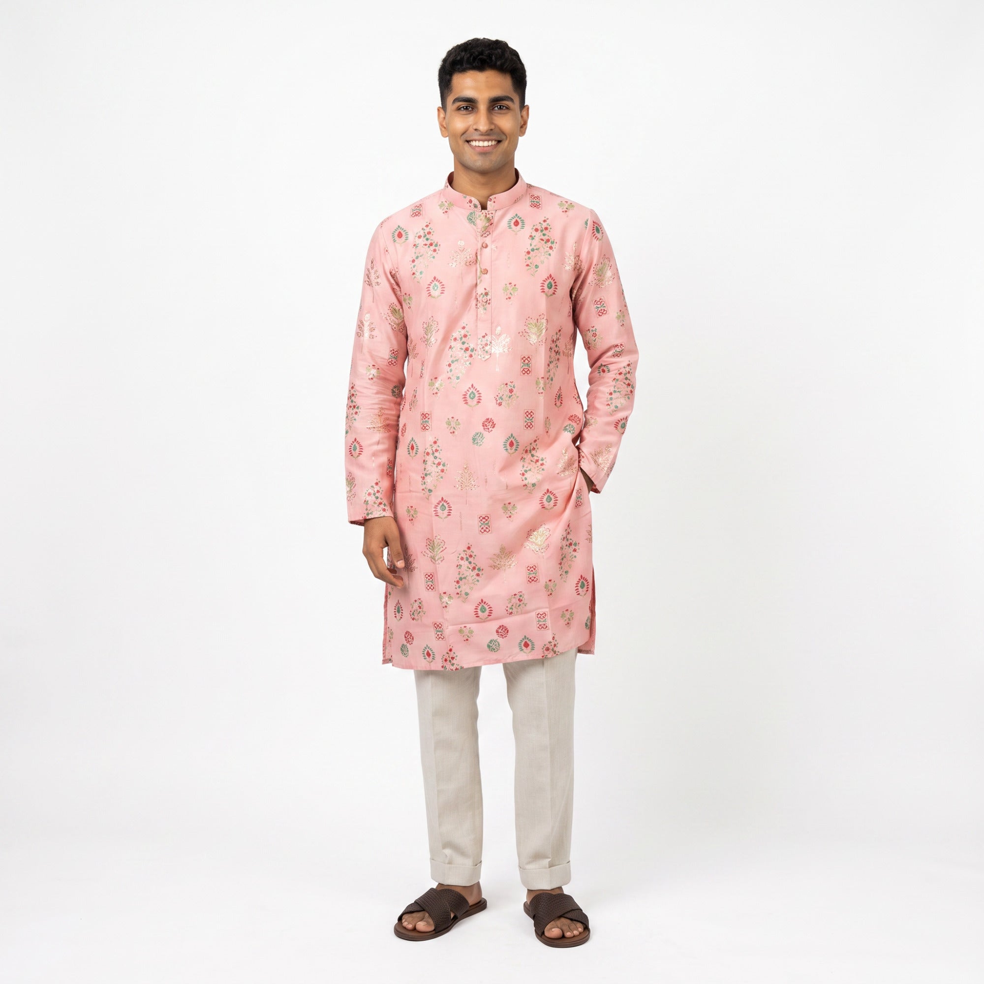 Blush Gulmohar Kurta (4578)