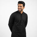 Midnight Diamond Chikankari Kurta(70113)