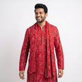 Bandhni Printed Kurta with Matching Dupatta Set for Men(52Dl)