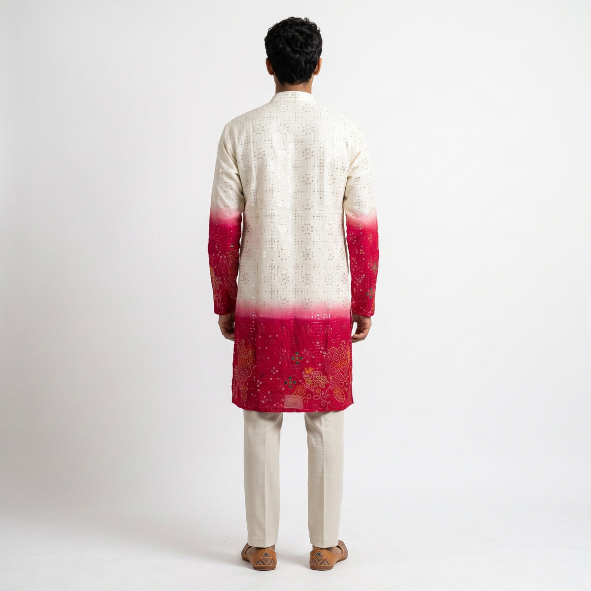 Shaded Ombre Designer Kurta for Men(10355)