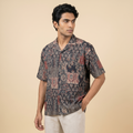 Midnight Mosaic Designer Cotton Shirt (1106)