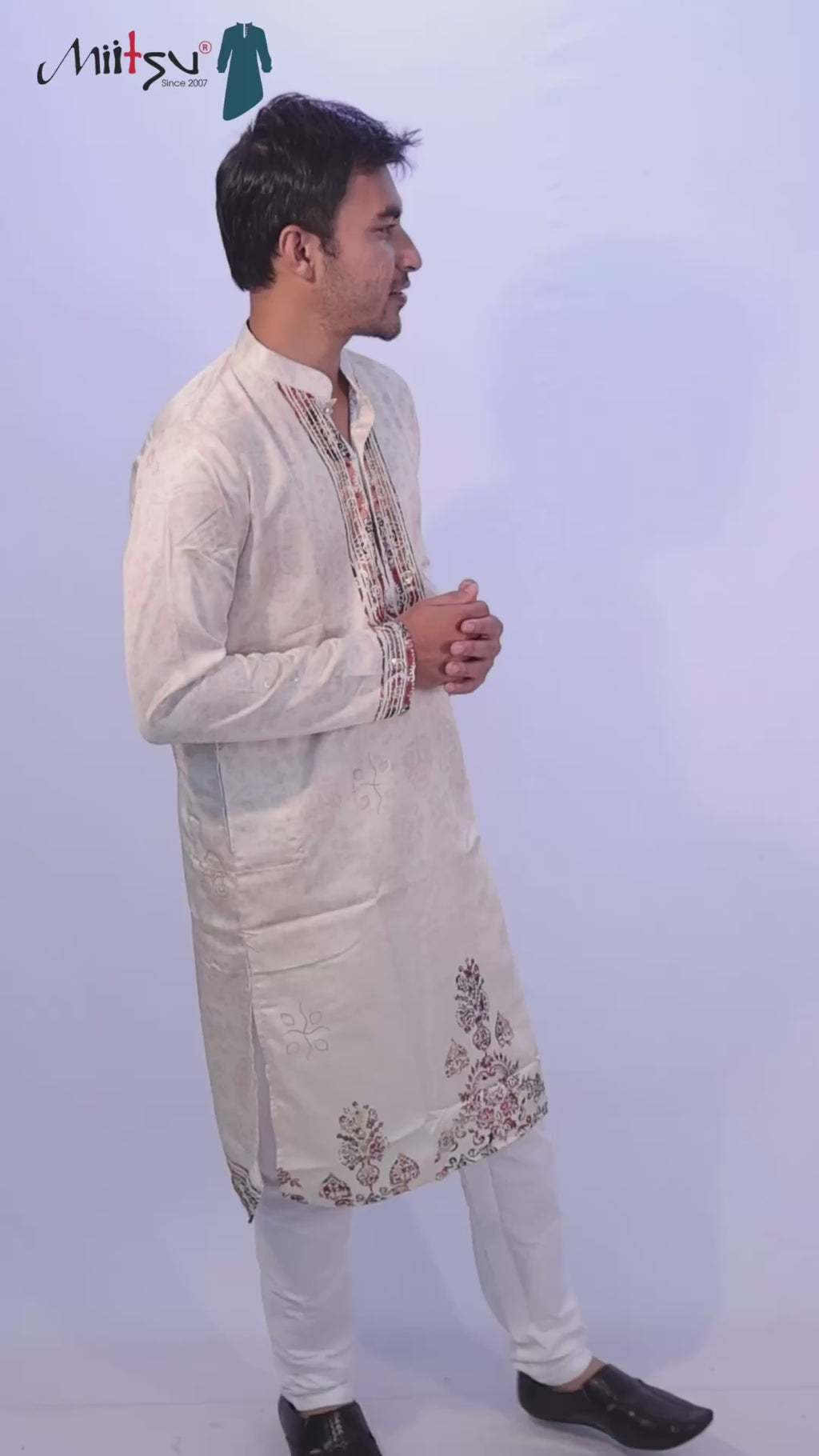Regal Elegance Embroidered Kurta Set (50063)