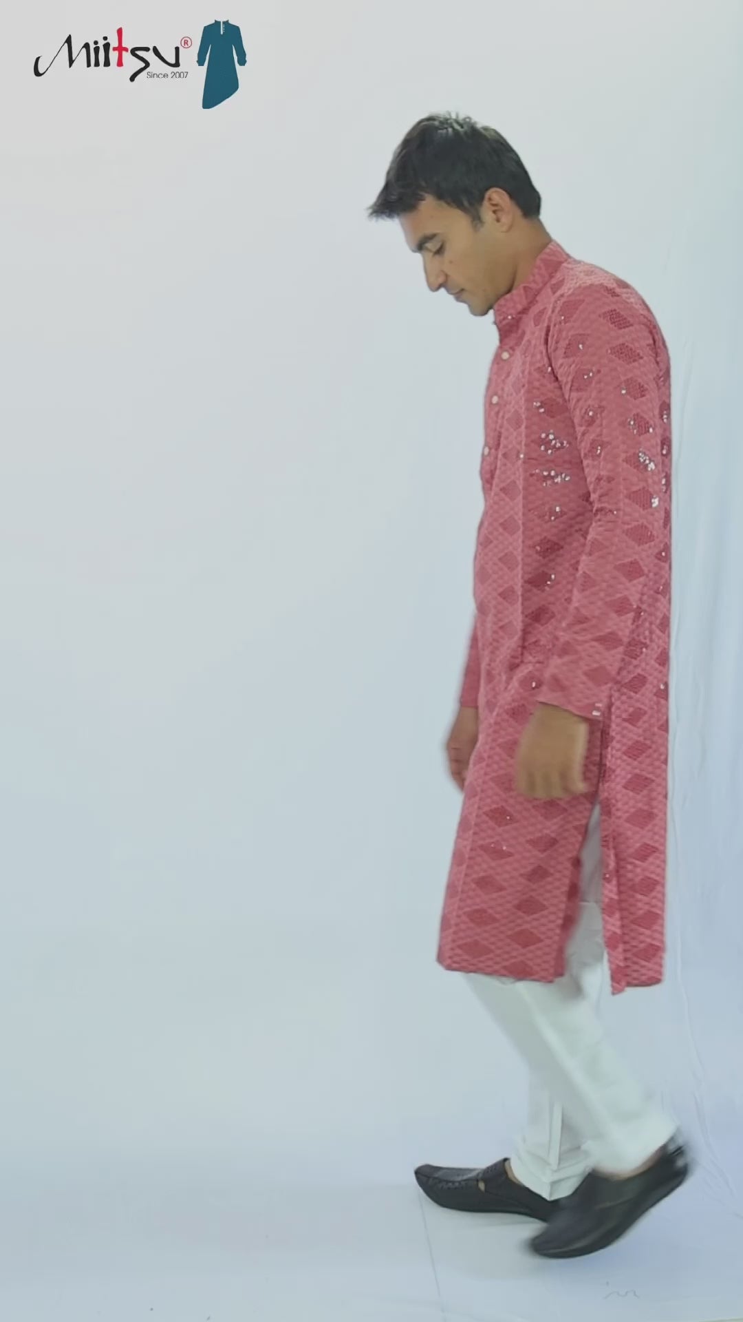 Ethnic Motifs Sequinned Kurta (2727)