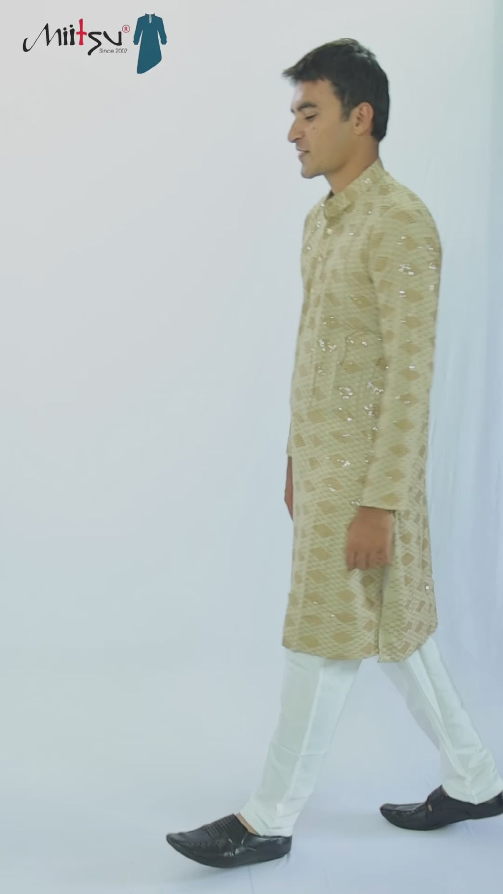 Ethnic Motifs Sequinned Kurta (2727)