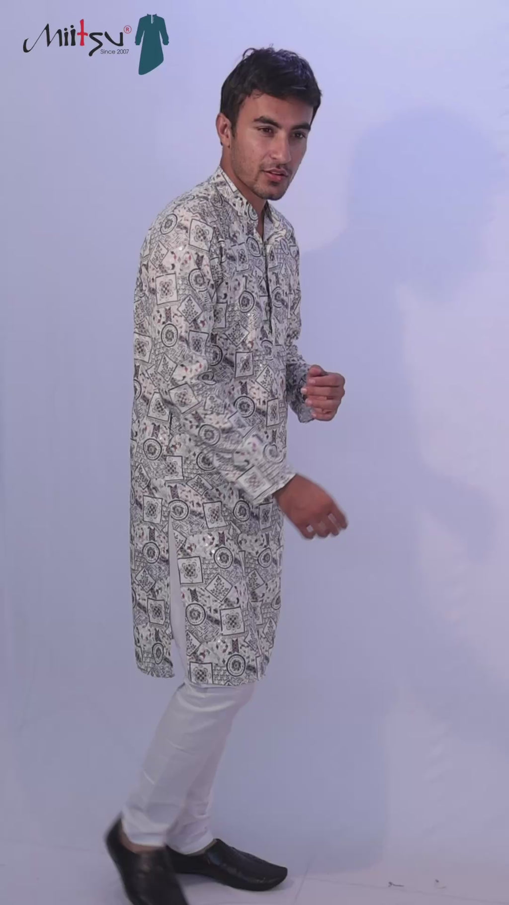 Mystic Mosaic Printed Kurta (123)