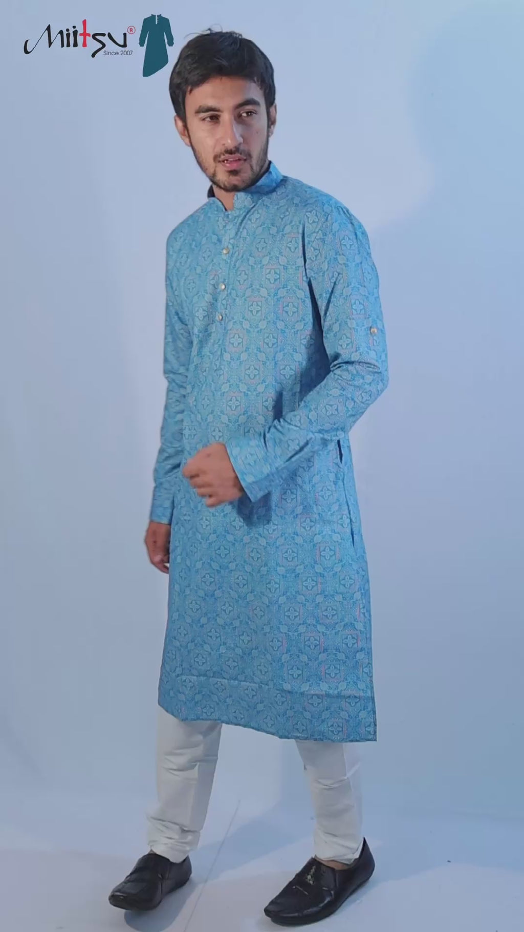 Azure Majesty Kurta (8989)