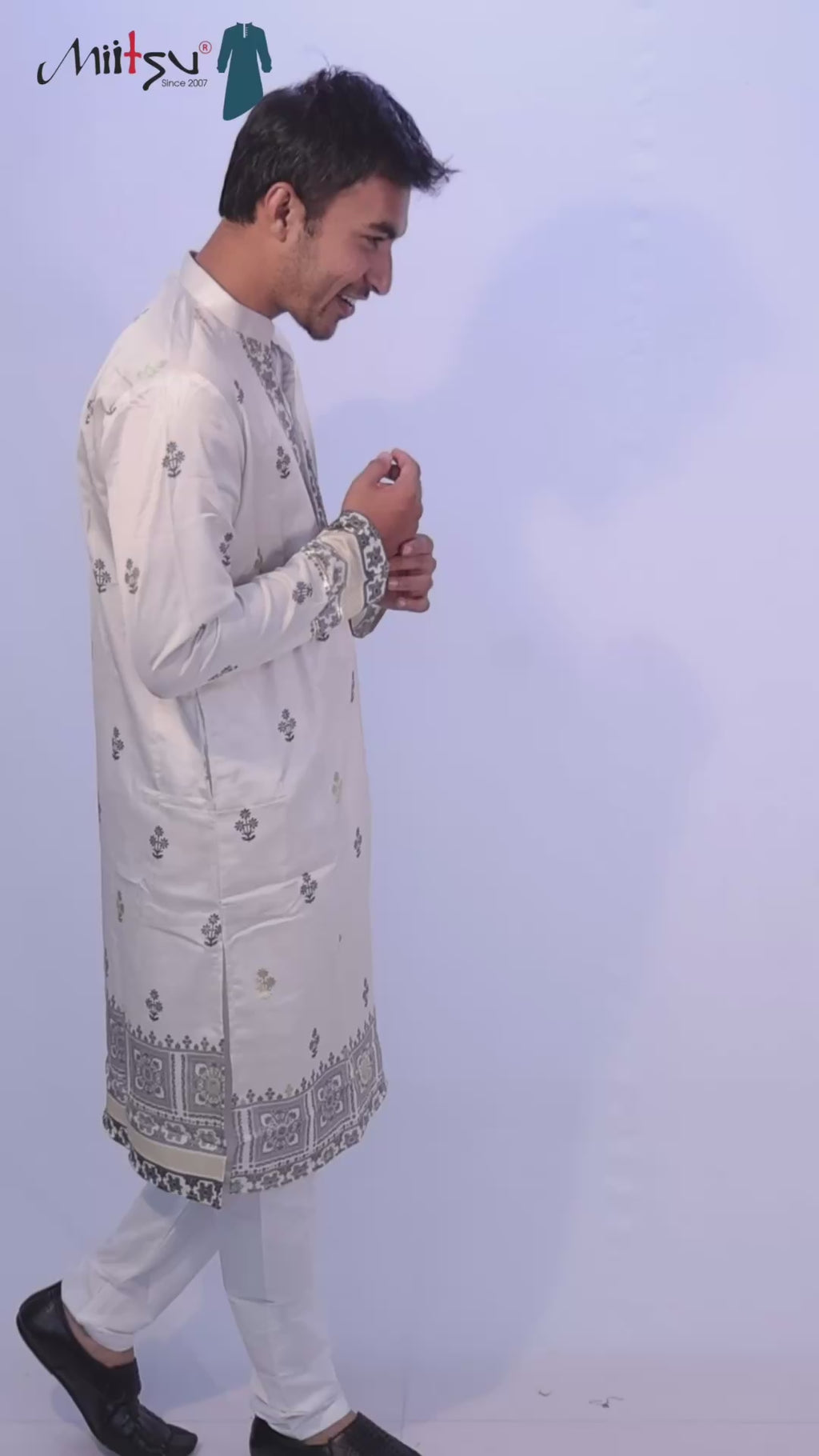 Majestic Ivory Heritage Kurta Set (50062)