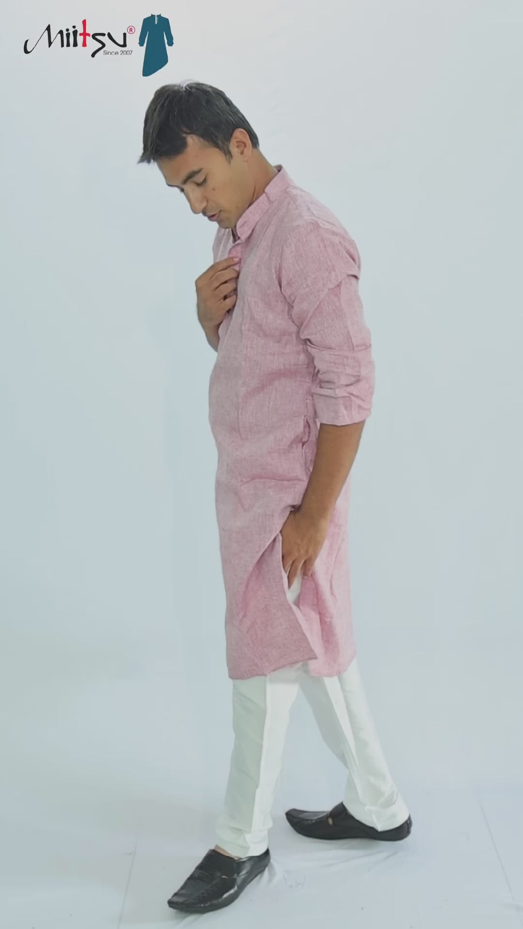 Blush Breeze Lilen Kurta (LL01)