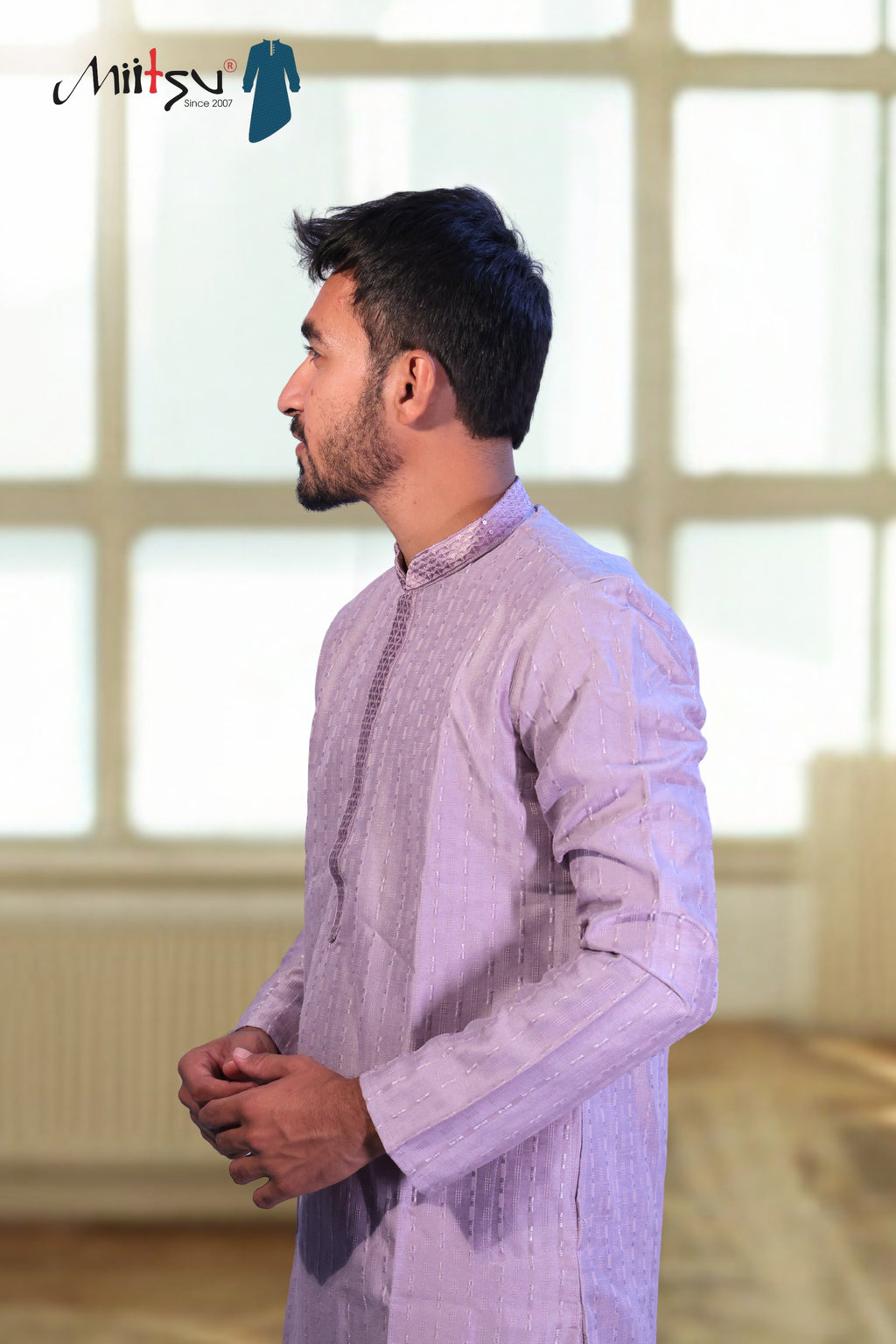 Regal Lavender Kurta – Elegance Redefined (7397)